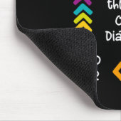 Ein Tag im Leben eines Diabetikers Mousepad (Ecke)