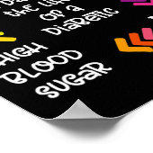 Ein Tag im Leben eines Diabetikers Poster (Ecke)