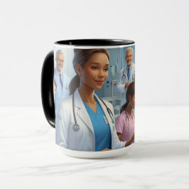 Ein Tag im Leben eines Krankenhauses Tasse