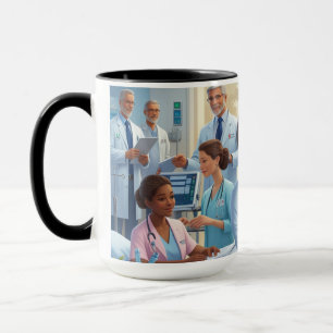 Ein Tag im Leben eines Krankenhauses Tasse