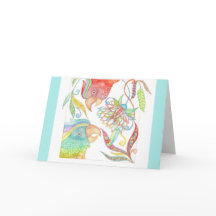 Ein Tag im Paradies "erhalten wohle" Karte in