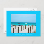 Ein Tag im Paradies Postkarte (Vorne/Hinten)