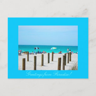 Ein Tag im Paradies Postkarte