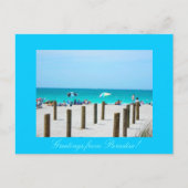 Ein Tag im Paradies Postkarte (Vorderseite)