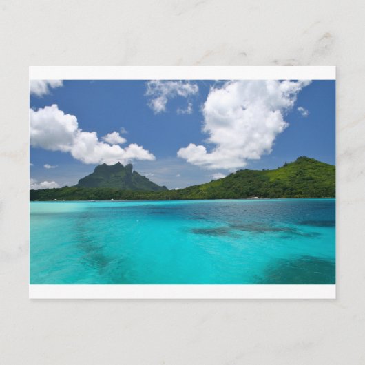 Ein Tag im Paradies Postkarte (Vorderseite)