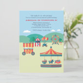 Ein Tag im Park Einladung (Stehend Vorderseite)