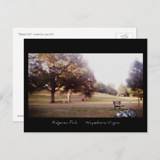 Ein Tag im Park - Postkarte (Vorne/Hinten)