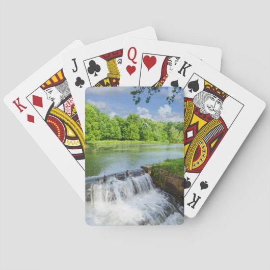 Ein Tag im Ritter Springs Spielkarten (Rückseite)