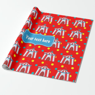 Ein Tag im Zirkus Kinderparty Personalized Geschenkpapier