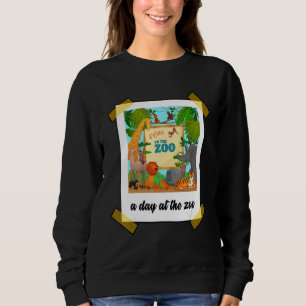 Ein Tag Im Zoo Tierliebhaber Zoo Wärter Tierpflege Sweatshirt
