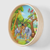 Ein Tag im Zoo Uhr (Winkel)