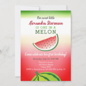 Ein Tag in Melon Einladung (Vorderseite)