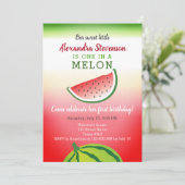 Ein Tag in Melon Einladung (Stehend Vorderseite)