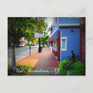 Ein Tag in Moorestown, NJ Postkarte