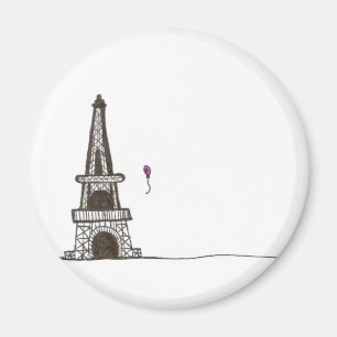 Ein Tag in Paris Frankreich Magnet