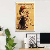 Ein Tag in Paris (in 23 Größen) Poster (Heimbüro)