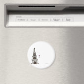 Ein Tag in Paris Magnet (In Situ (Geschirrspüler))