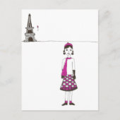 Ein Tag in Paris Postkarte (Vorderseite)