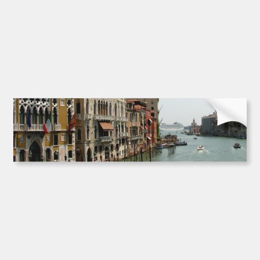 Ein Tag in Venedig Autoaufkleber (Vorne)