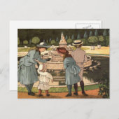 "Ein Tag in Versailles" Postkarte (Vorne/Hinten)