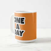 Ein Tag Kaffeetasse (Vorderseite Links)