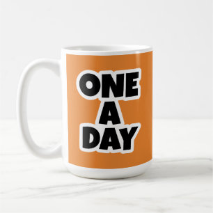Ein Tag Kaffeetasse