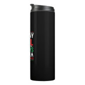 Ein Tag Kohle gegenüber 364 Tage Spaß Thermosbecher (Nach rechts gedreht)