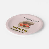 EIN TAG LANG BEHIELT DIE GRUMPIEN WEG PAPPTELLER (Schrägansicht)