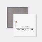 ein Tag Magnet (Vorderseite/Rückseite)