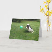 "Ein Tag mit einem Ballon!" Karte (Gelbe Blume)