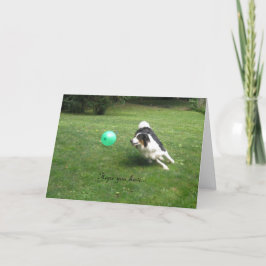 "Ein Tag mit einem Ballon!" Karte