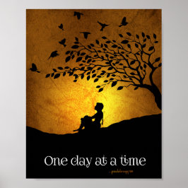 Ein Tag nach dem anderen (Erholung 12 Stufen weibl Poster