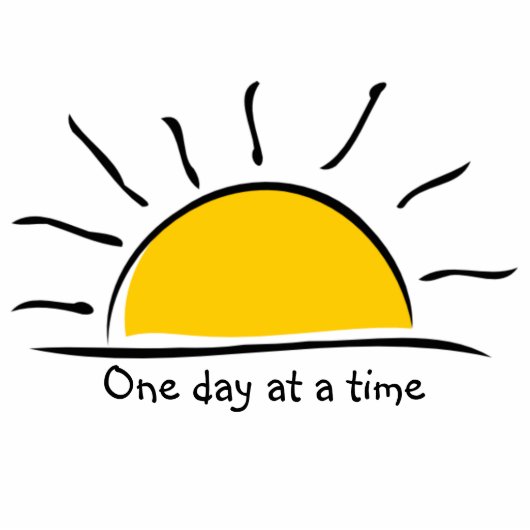 Ein Tag nach dem anderen Magnet Fotoskulptur Magnet (Vorne)