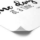 "Ein Tag nach dem anderen" vertikal Poster (Ecke)