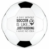 Ein Tag ohne Fußball (Vorderseite)
