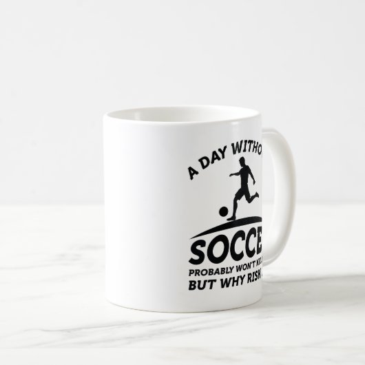 Ein Tag ohne Fußball Kaffeetasse (VorderseiteRechts)