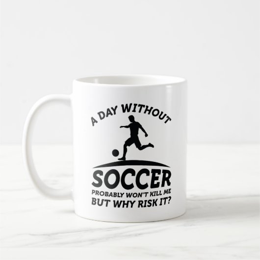 Ein Tag ohne Fußball Kaffeetasse (Links)