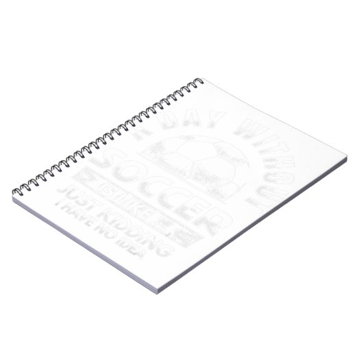 Ein Tag ohne Fußball Notizblock (Linke Seite)