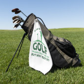 Ein Tag ohne Golf Golfhandtuch (Gras)