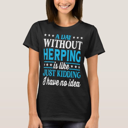 Ein Tag ohne Herden T-Shirt (Vorderseite)