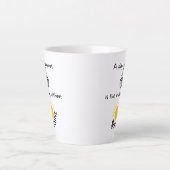 Ein Tag ohne Kaffee 12-oz Latte Tasse (Vorderseite)
