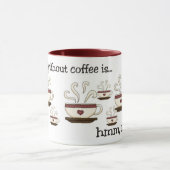 Ein Tag ohne Kaffee-Tassen-Entwurf Tasse (Zentrum)