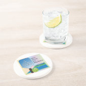 Ein Tag ohne Pickleball Sandstein-Untersetzer Getränkeuntersetzer (Seite)