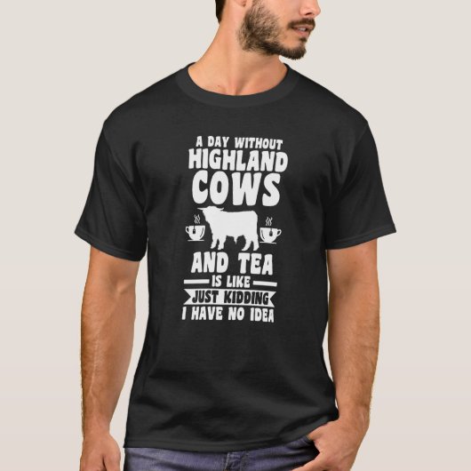 Ein Tag ohne Tee und Highland-Rinder (Vorderseite)
