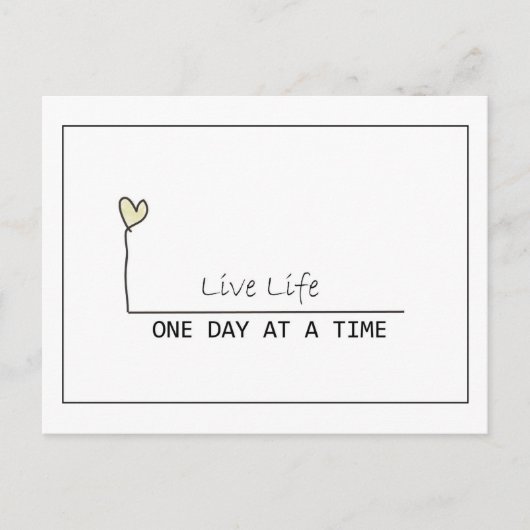 ein Tag Postkarte (Vorderseite)