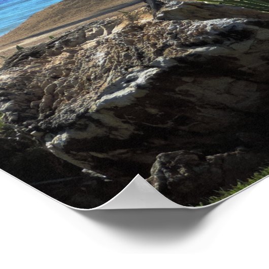 Ein Tag unter der Palme Poster (Ecke)