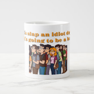 "Ein Tag voller Arbeit" - Funny Jumbo-Tasse