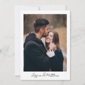 Ein Tag weg Foto Script Probe Abendessen Einladung (Vorderseite)