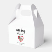 Ein Tag weg Herz Foto Probe Abendessen Geschenkschachtel (Vorderseite)