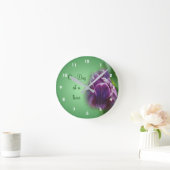 Ein Tag zu einer Zeit, die Inspiration  Runde Wanduhr (Zuhause)